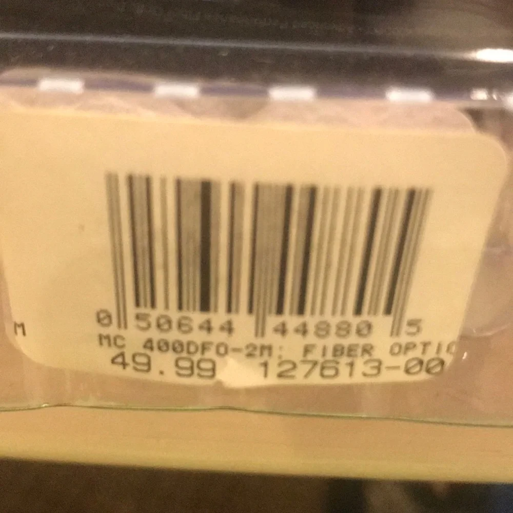 NWT Digital Audio Fiber Optic Monster Cable